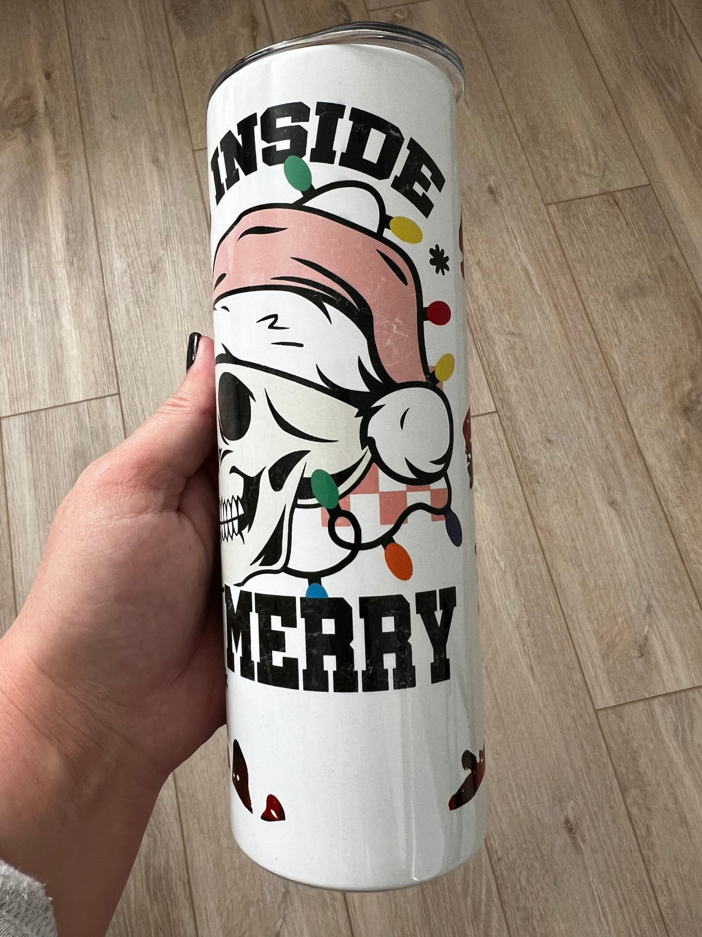 Dead Inside But Merry 20 oz Tumbler