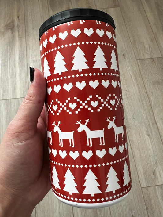 Ugly Christmas Sweater 4 in 1 Can Cooler