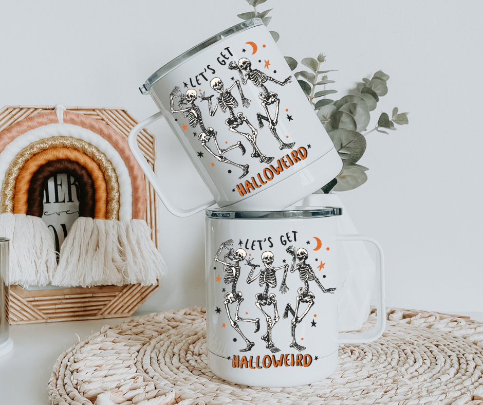 Let's Get Halloweird 10 oz Sublimation Coffee/Camp Mug