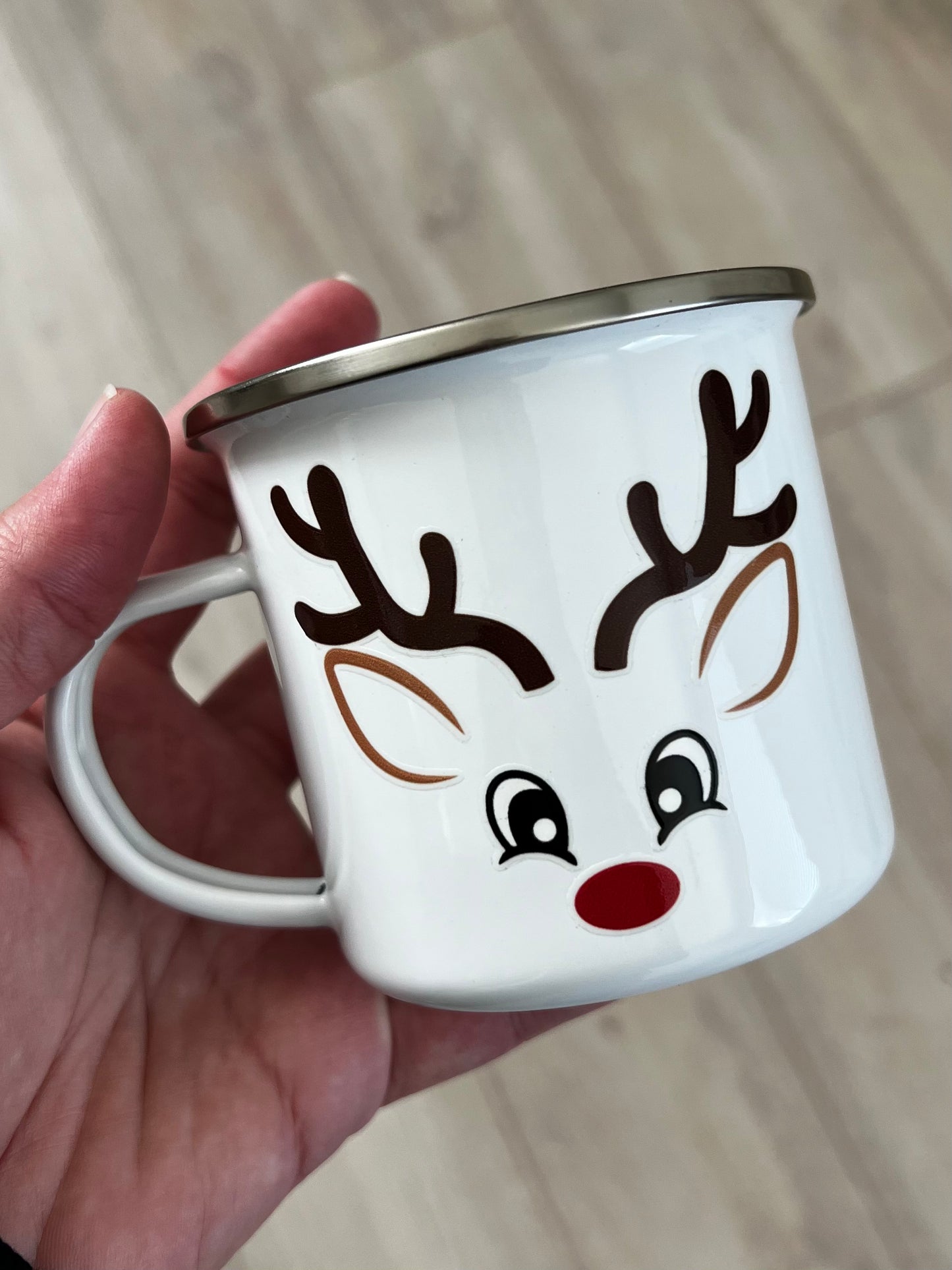 Kids' Christmas 12 oz Enamel Mug