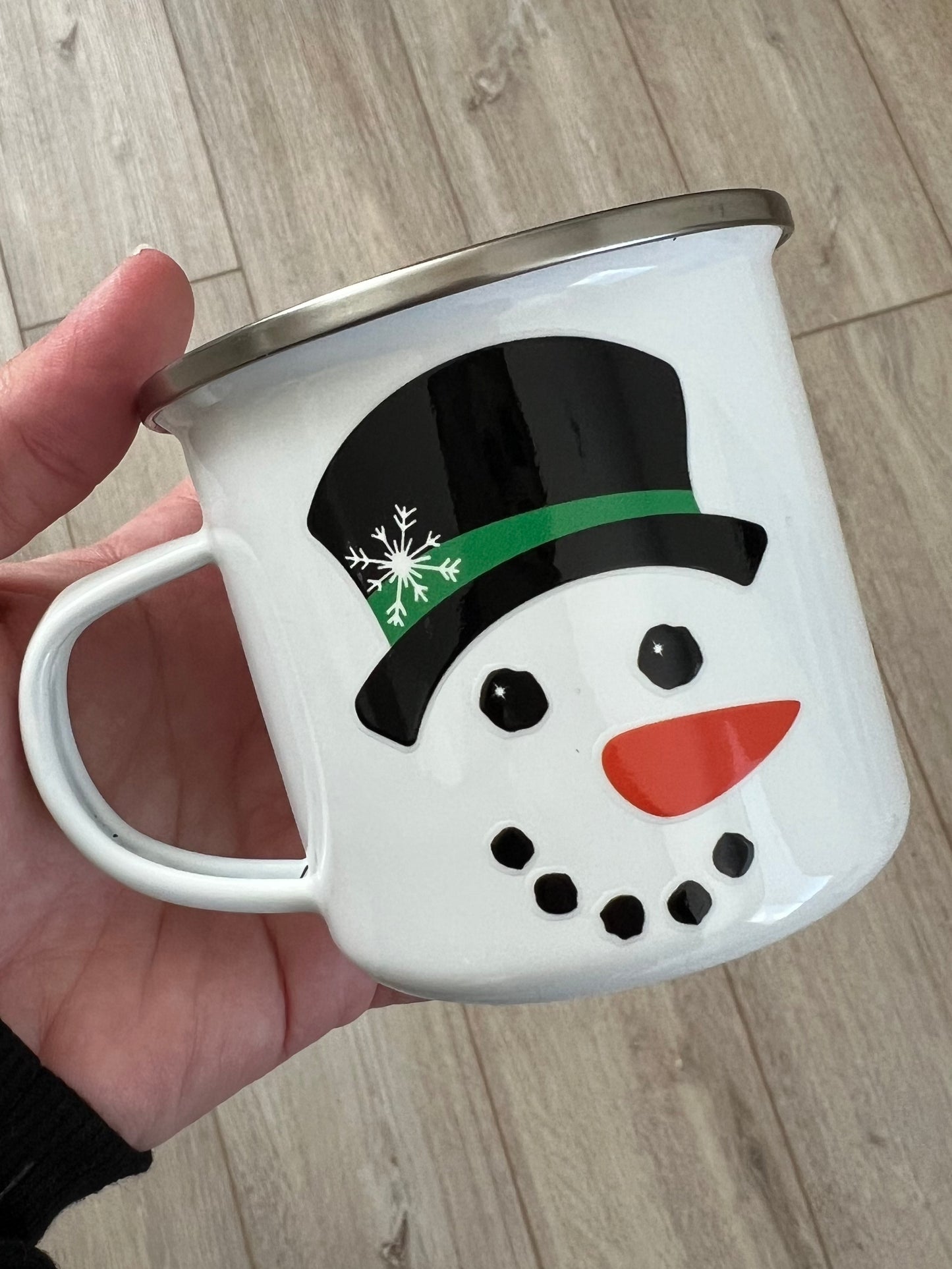 Kids' Christmas 12 oz Enamel Mug