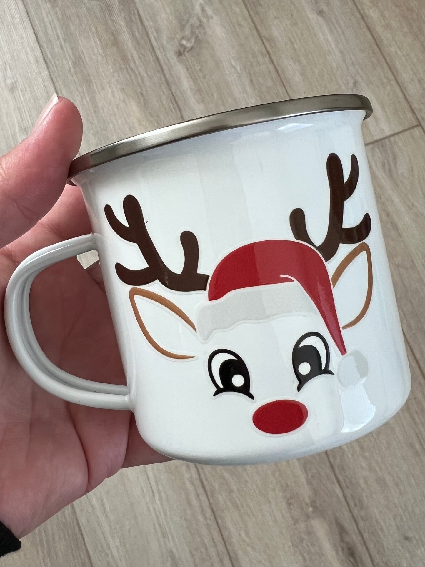 Kids' Christmas 12 oz Enamel Mug