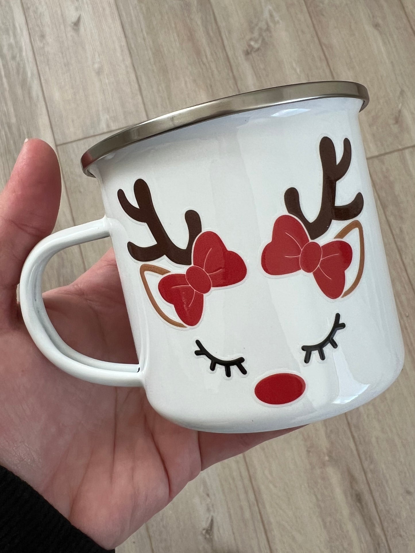 Kids' Christmas 12 oz Enamel Mug