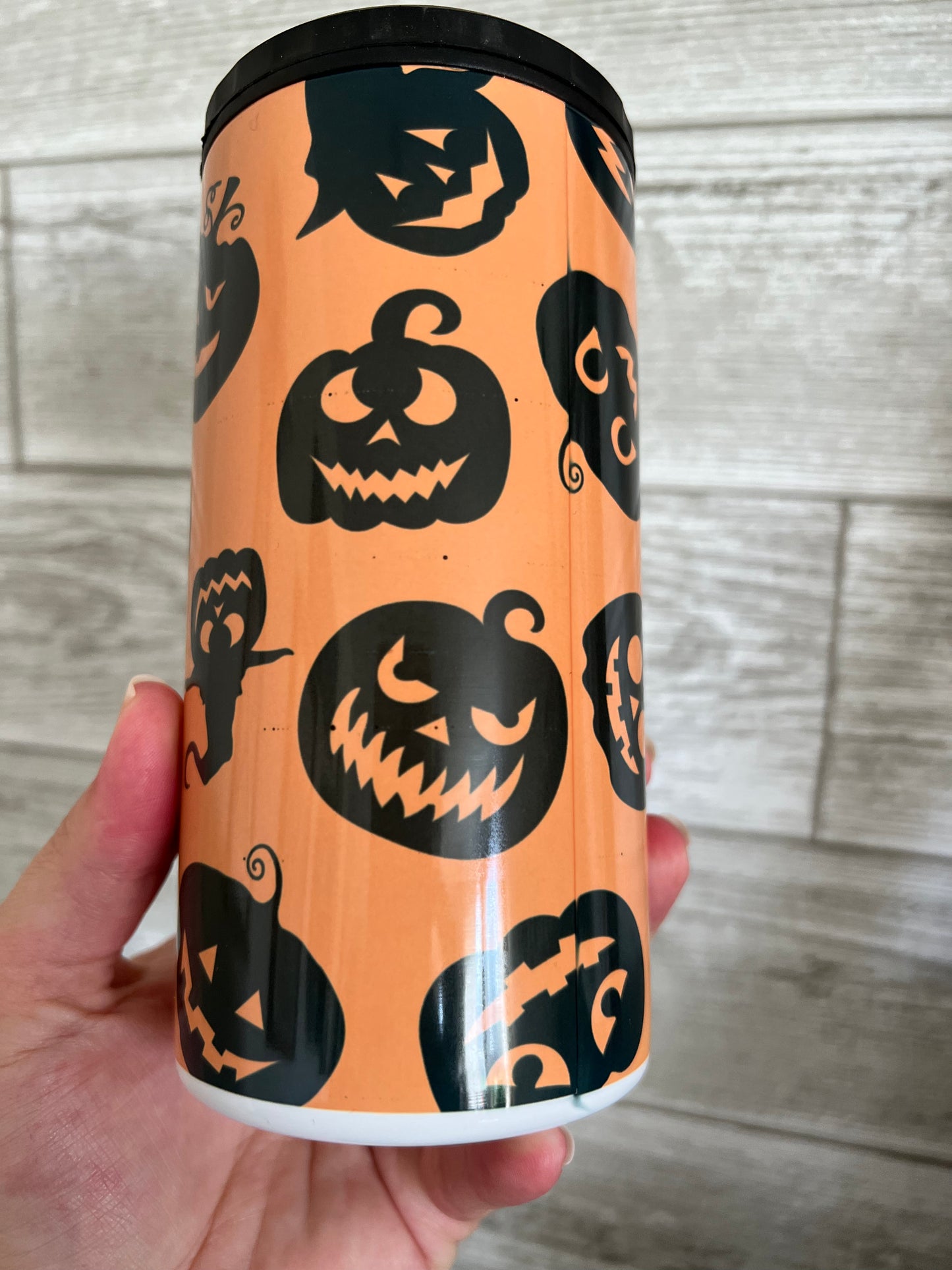 Black Jack-O-Lanterns 4 in 1 Sublimation Can Cooler