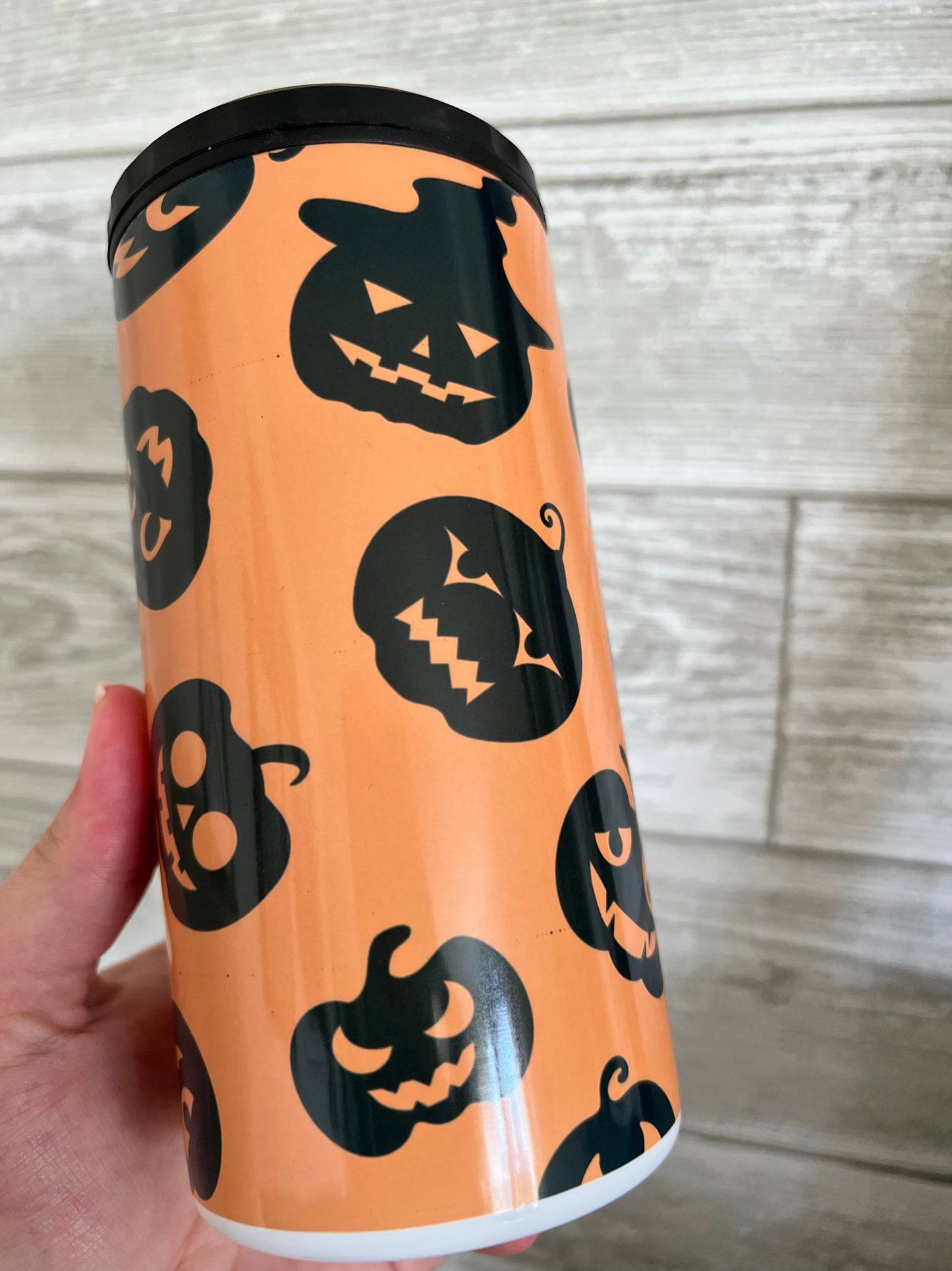 Black Jack-O-Lanterns 4 in 1 Sublimation Can Cooler