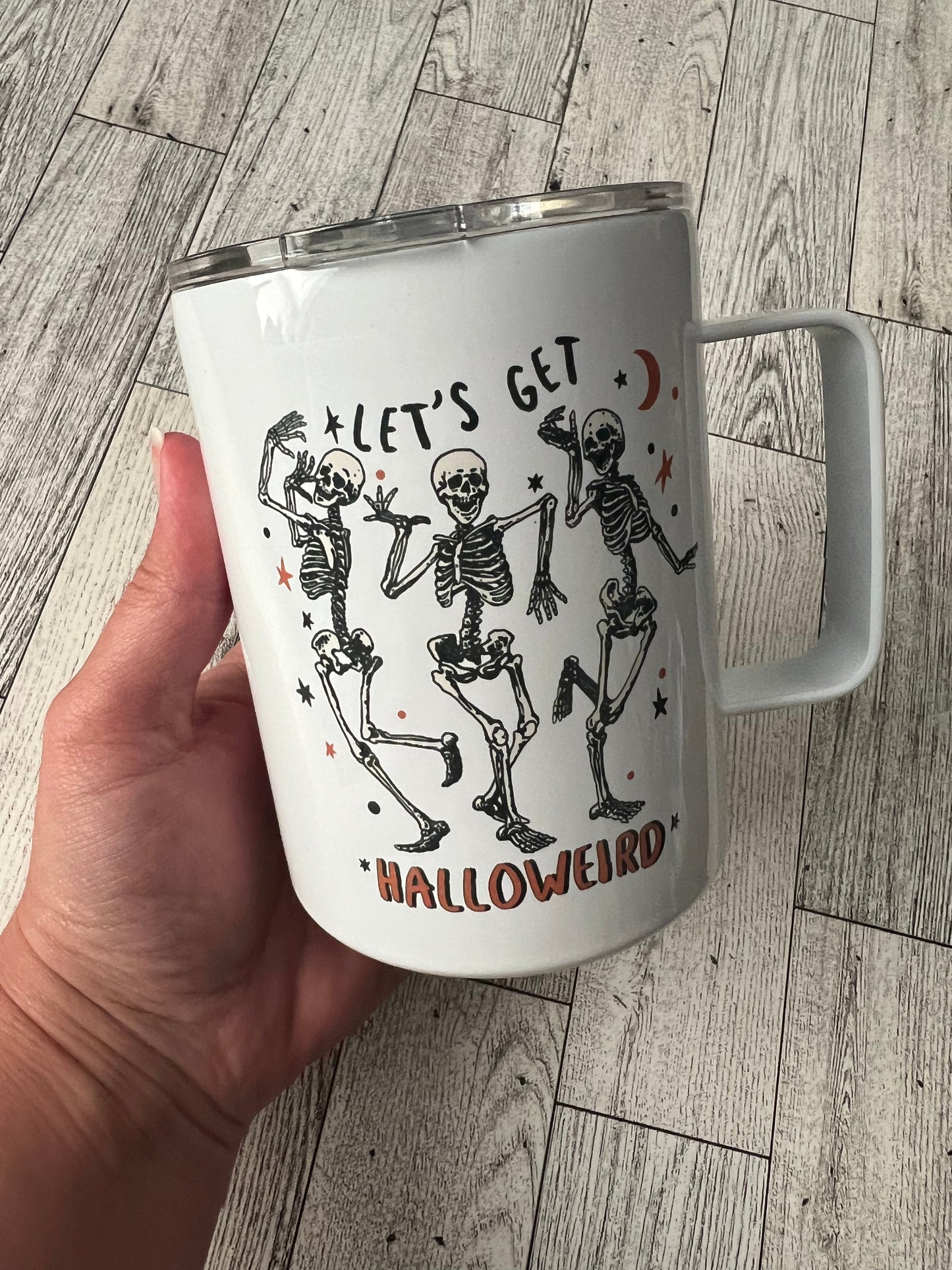 Let's Get Halloweird 10 oz Sublimation Coffee/Camp Mug