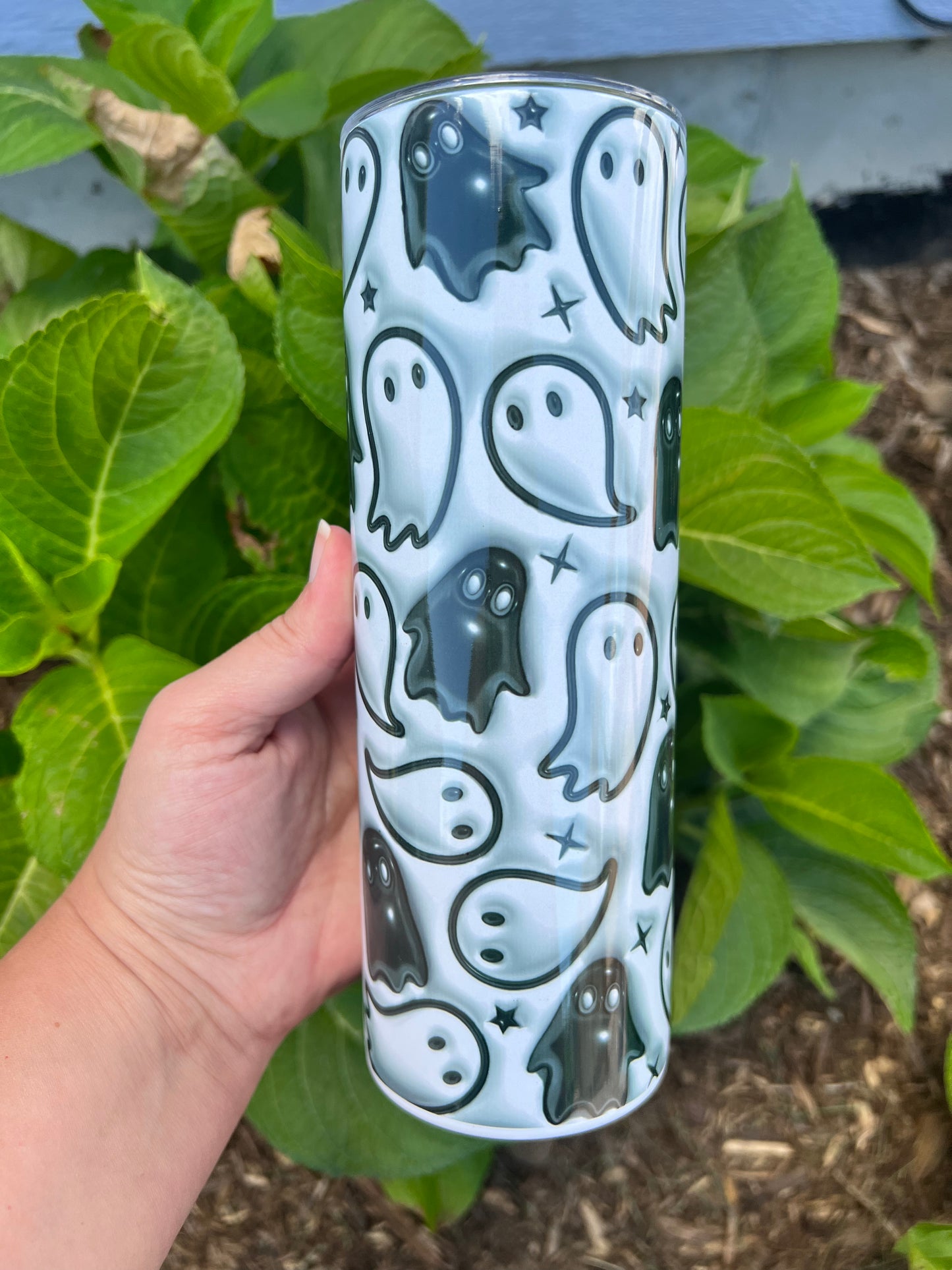 3D Ghost 20 oz Tumbler