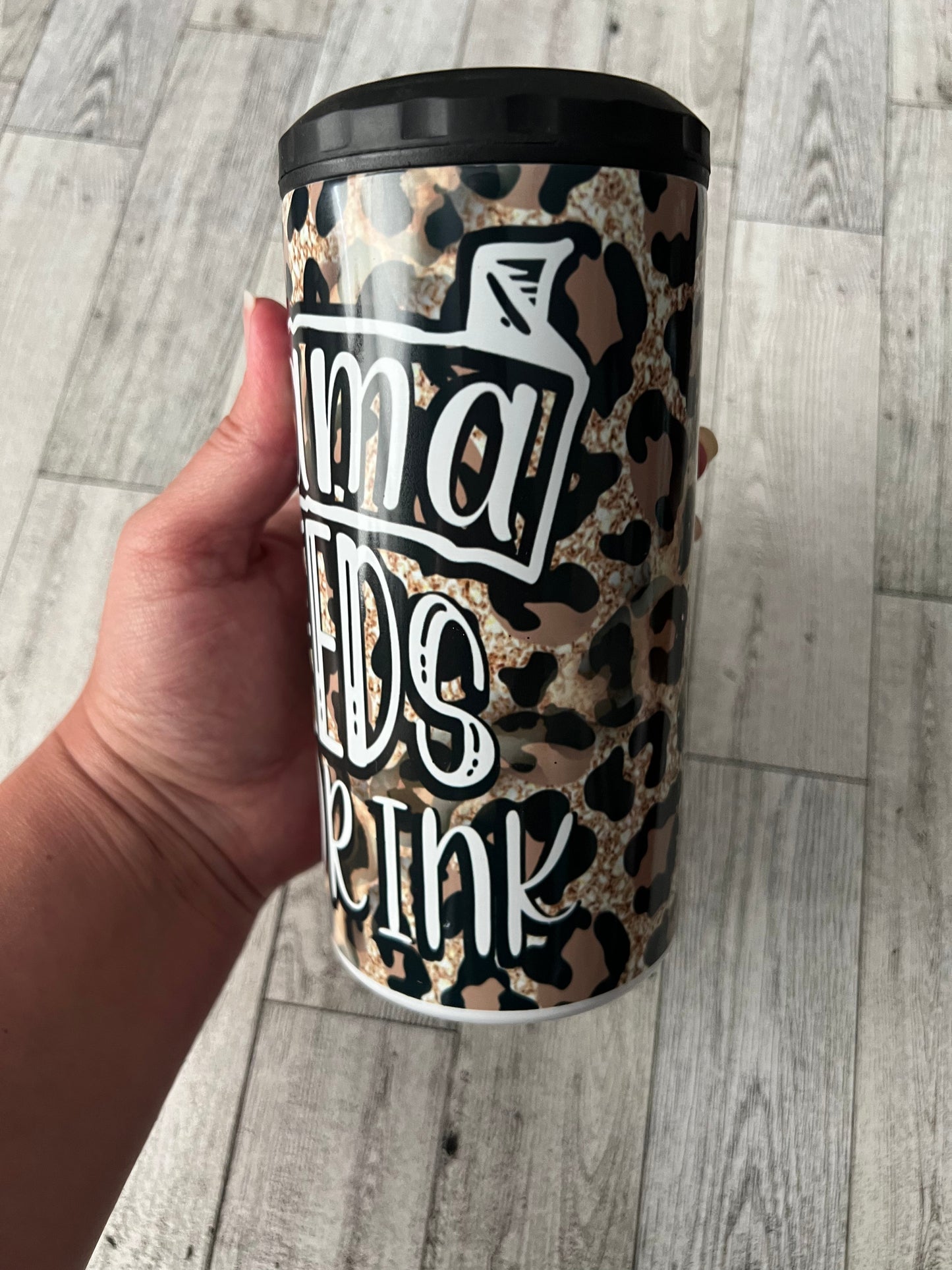 Mama Needs a Drink 4 in 1 Sublimation Can Cooler