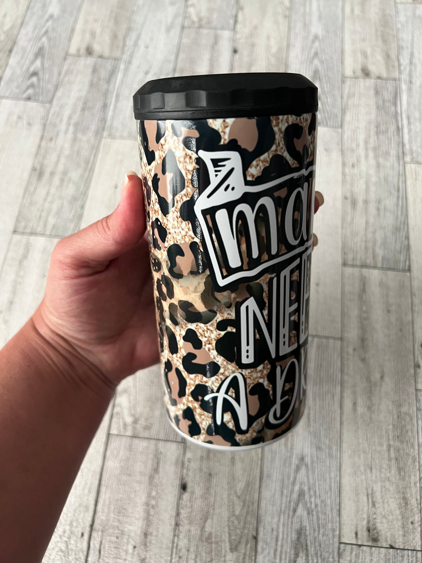 Mama Needs a Drink 4 in 1 Sublimation Can Cooler