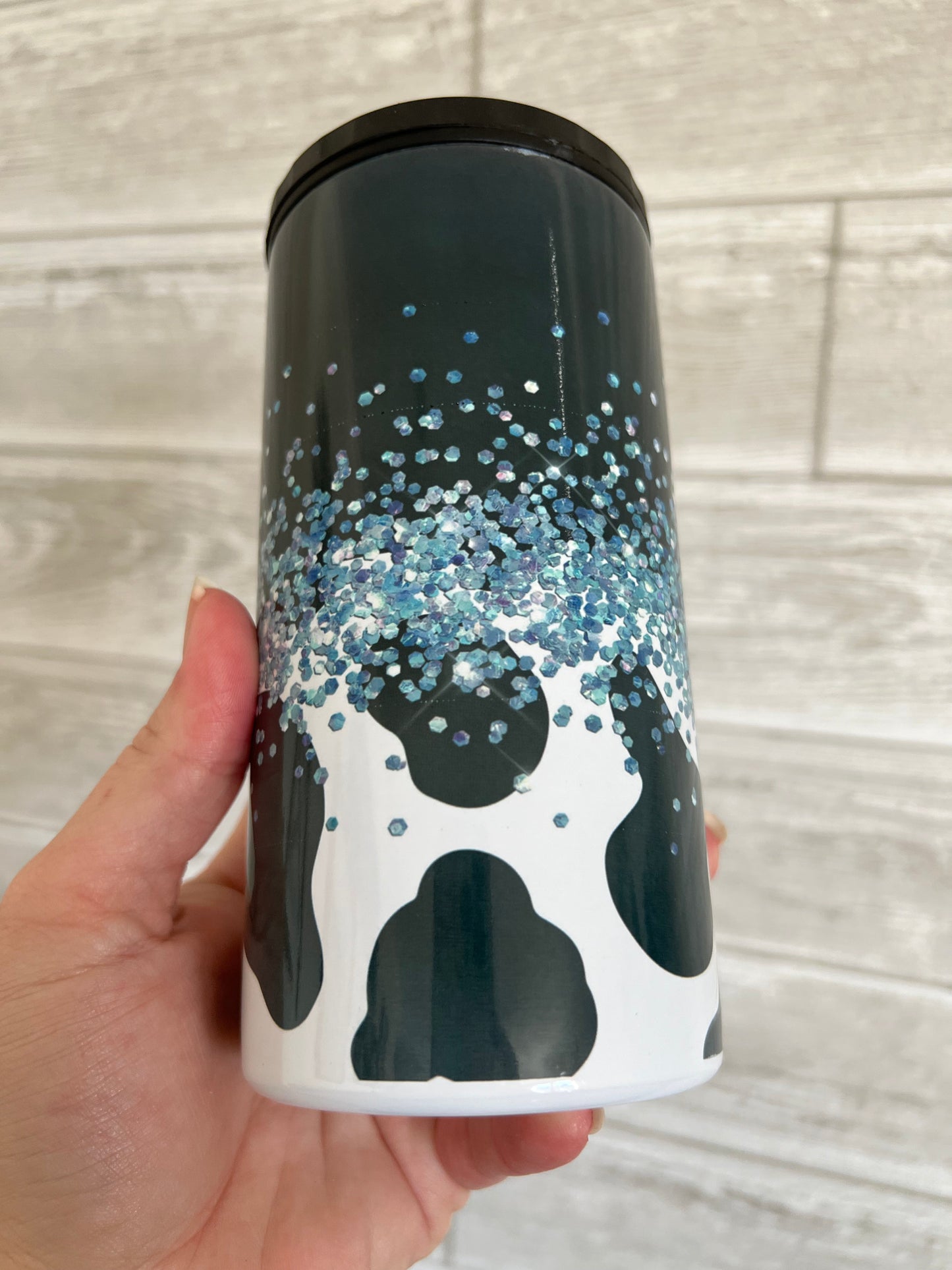 Sparkly Cow 4 in 1 Sublimation Can Cooler