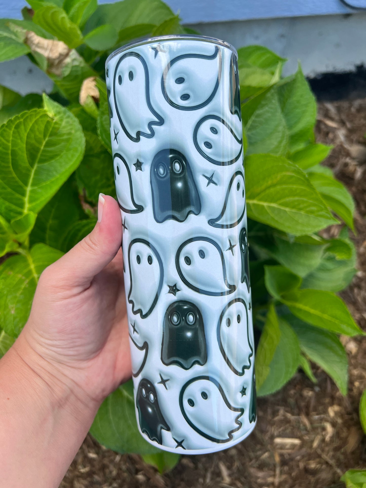 3D Ghost 20 oz Tumbler