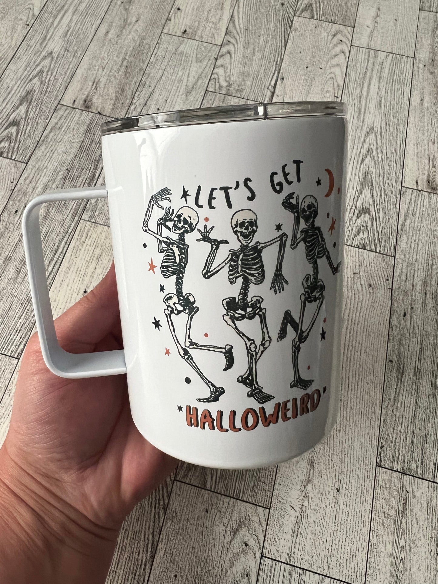 Let's Get Halloweird 10 oz Sublimation Coffee/Camp Mug