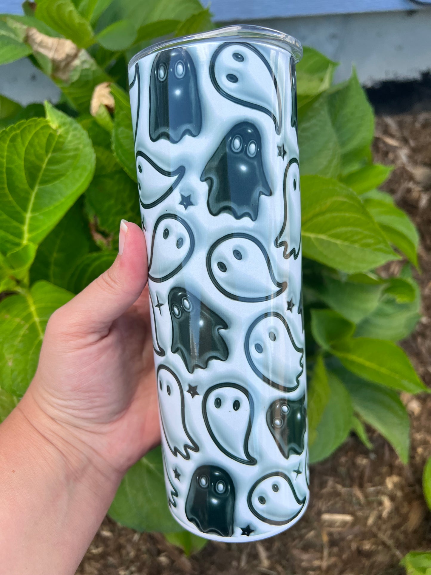 3D Ghost 20 oz Tumbler