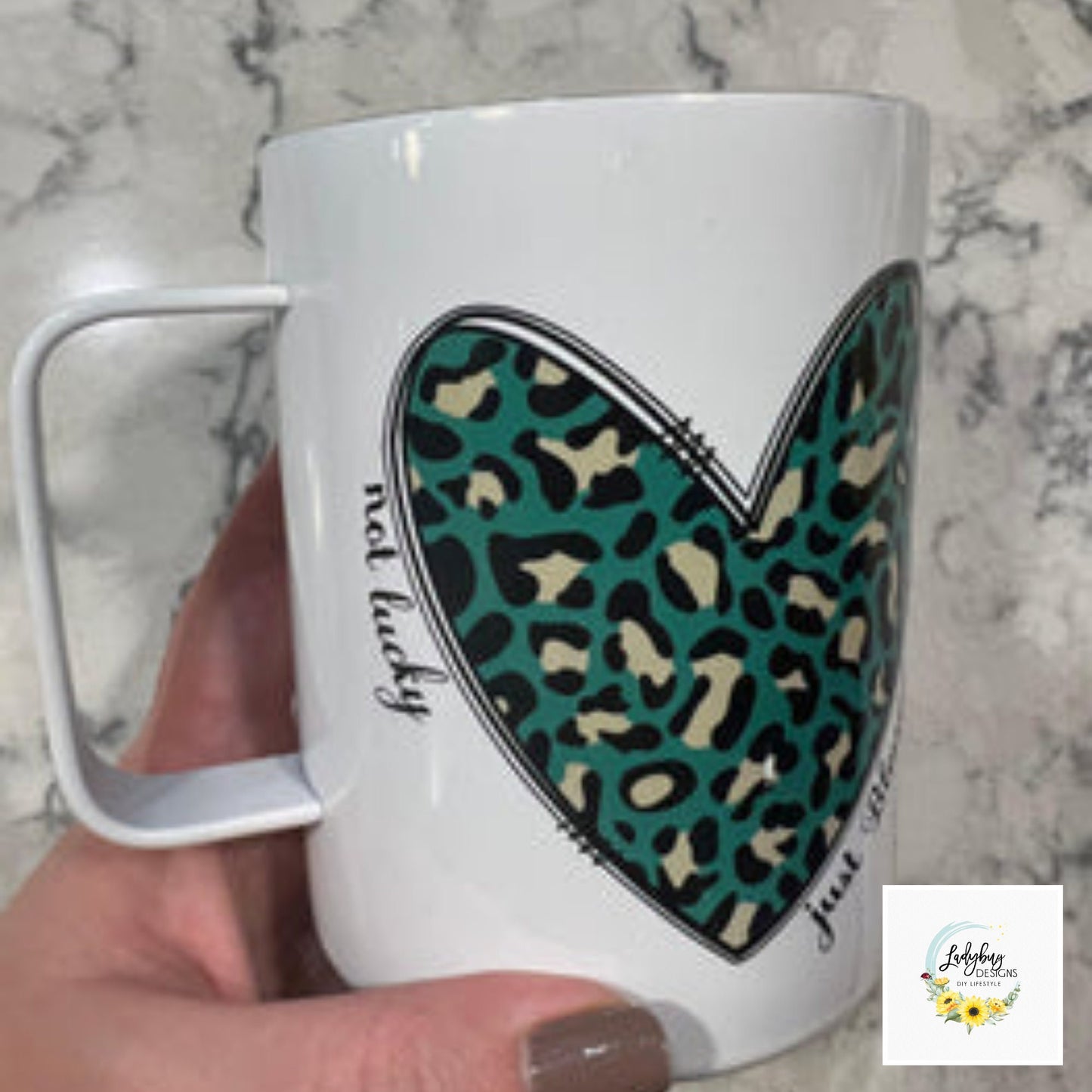 St Patricks Day Mug, Lucky Coffee Mug, Shamrock Coffee Mug, Green Irish Tumbler, Four Leaf Clover Mug, St Pats Day Tumbler, Luck of the Irish, St Pats Day Gift, Shamrock Tumbler, Coffee Mug with Lid, Iced Coffee Tumbler, My Lucky Charm, St Pats Day Cups