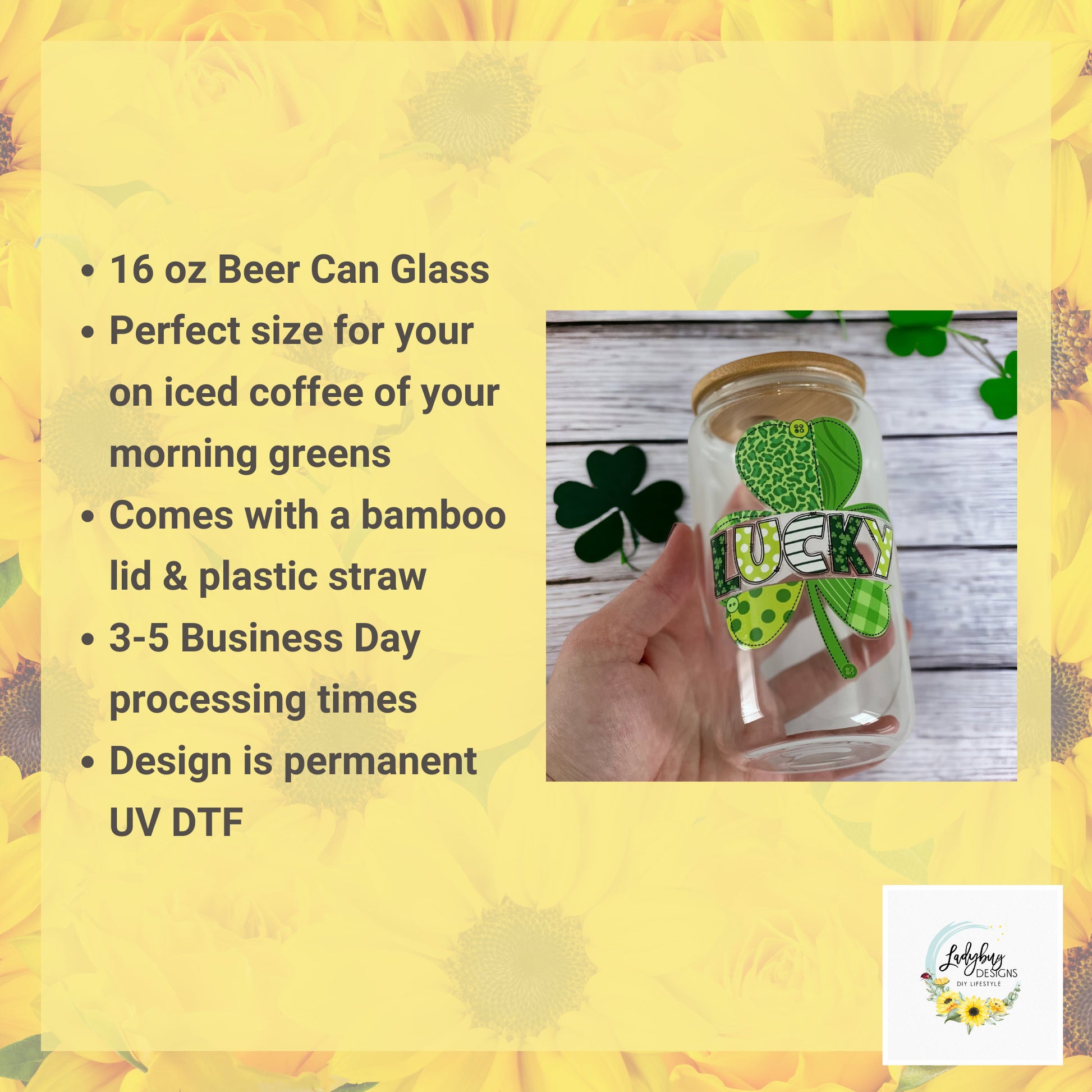 St Patricks Day Cup, Shamrock Libbey, Lucky Beer Can Glass, Irish Beer Can Glass, Green Ice Coffee Cup, Lucky Iced Coffee, St Pattys Day Libbey, St Patricks Day Gift, Clover Glass Can, Lucky Green Libbey, Four Leaf Clover Cup, Luck of the Irish, Shamrock St Pats Cup