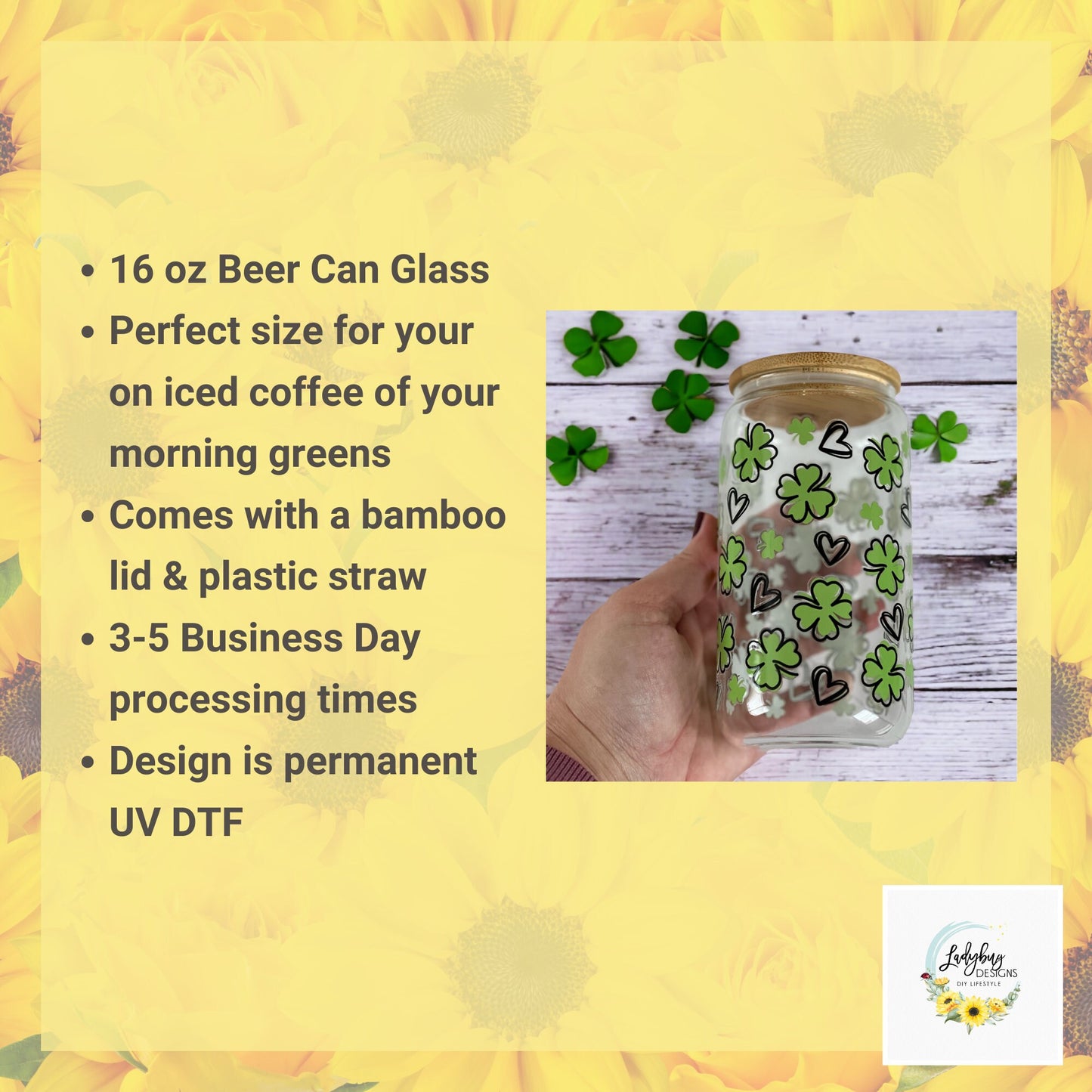 St Patricks Day Cup, Shamrock Libbey, Irish Beer Can Glass, Green Ice Coffee Cup, Lucky Iced Coffee, St Pattys Day Libbey, St Patricks Day Gift, Clover Glass Can, Lucky Green Libbey, Four Leaf Clover Cup, Luck of the Irish, Love Hearts Shamrock, Shamrock St Pats Cup