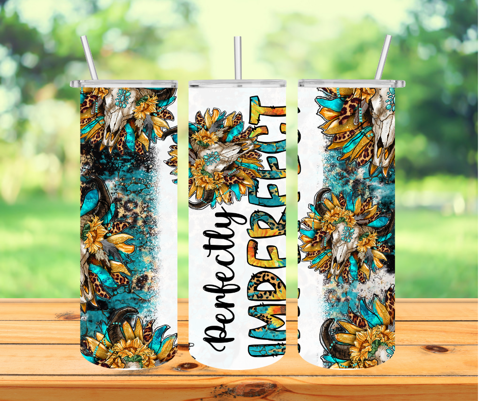 Perfectly Imperfect 20 oz Sublimation Insulated Tumbler