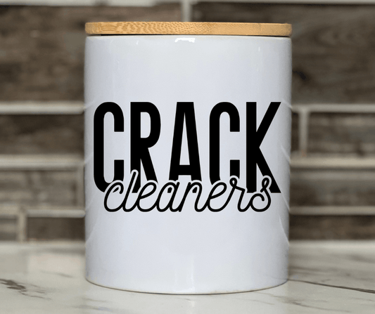 Crack Cleaners Bathroom Jar - Ladybug Designs, DIY Lifestyle