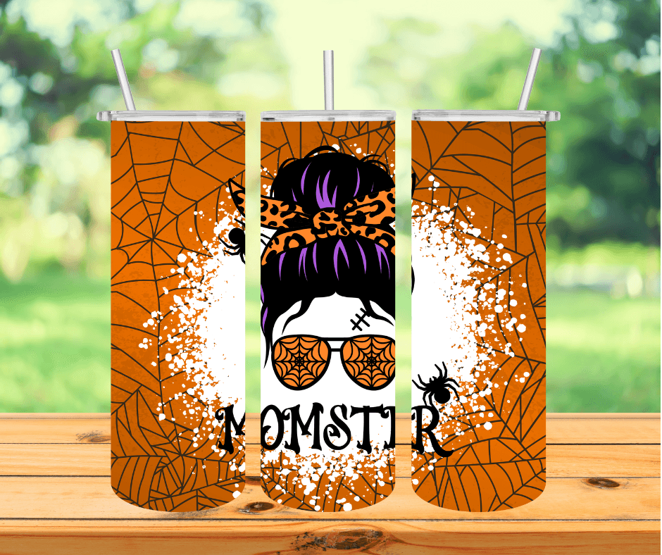 Ready to Ship! Momster 20 oz Sublimation Insulated Tumbler - Ladybug Designs, DIY Lifestyle