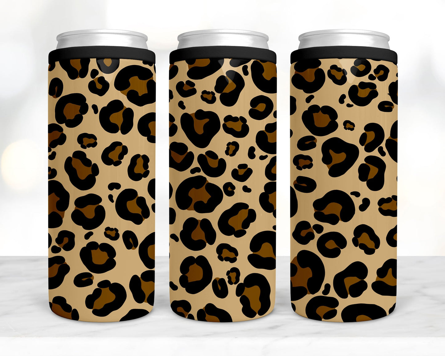 Leopard 4 in 1 Sublimation Can Cooler