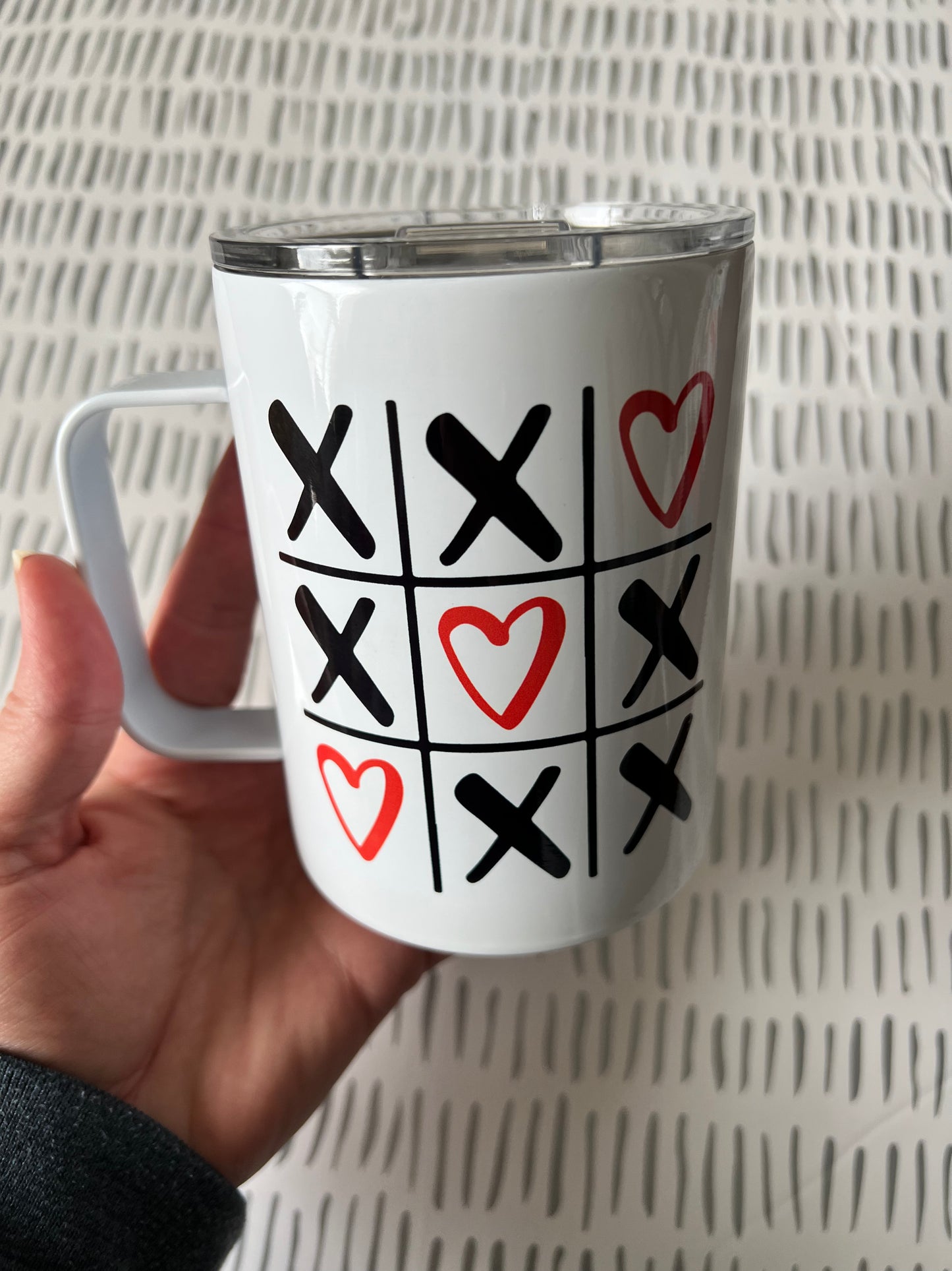 Ready to Ship! XOXO 10 oz Sublimation Coffee/Camp Mug - Ladybug Designs, DIY Lifestyle