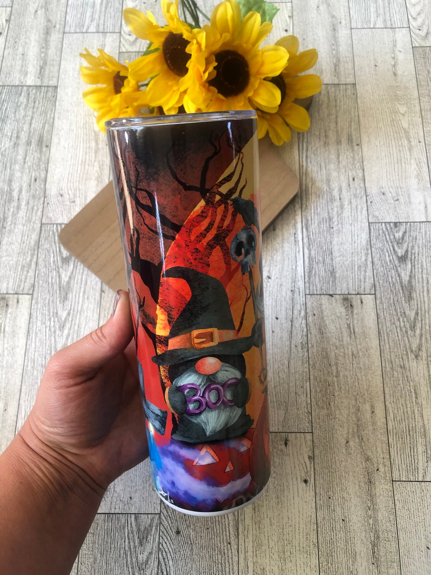 Halloween Gnome 20 oz Sublimation Insulated Tumbler - Ladybug Designs, DIY Lifestyle