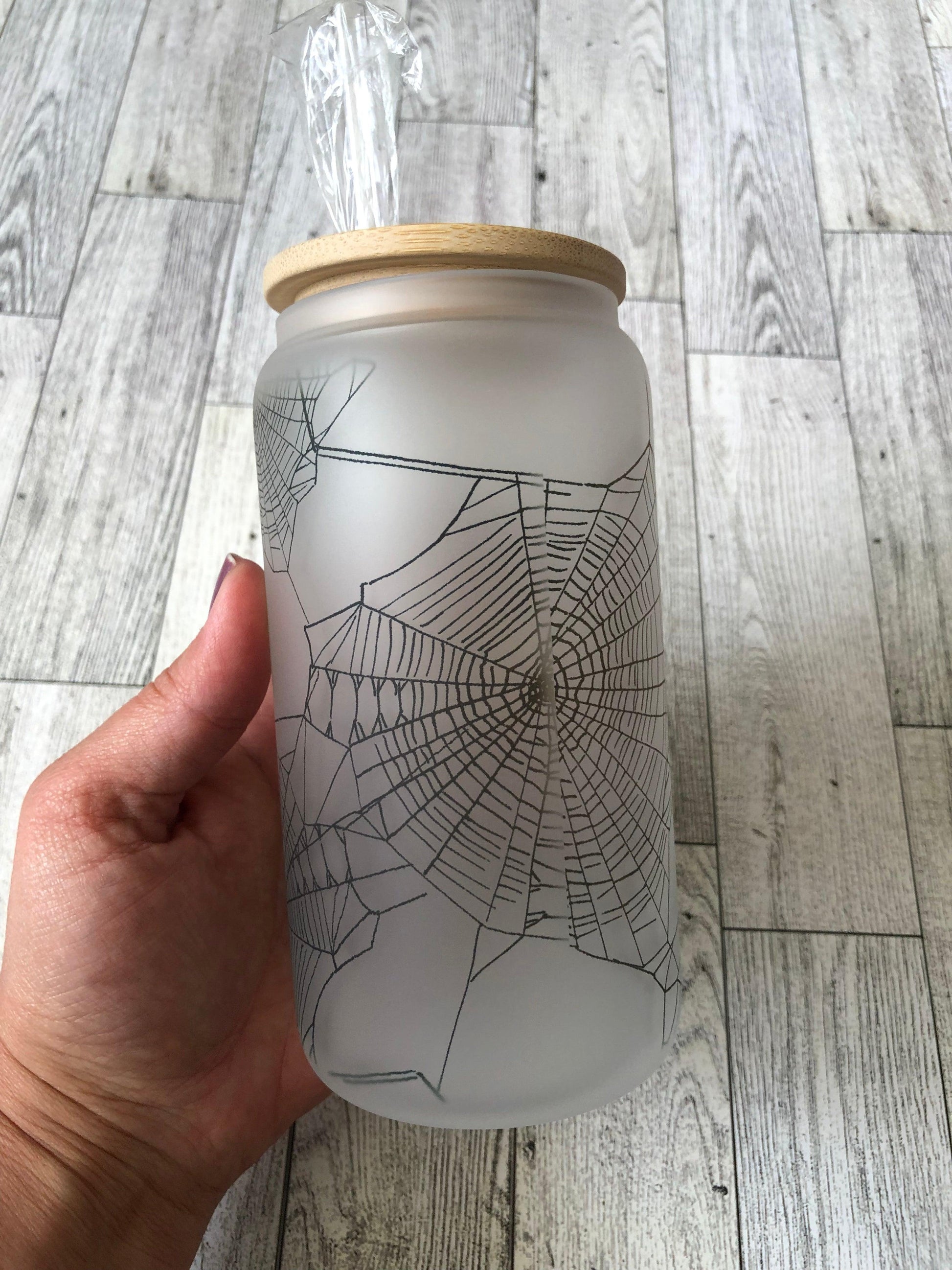 Ready to Ship! Snake Venom 16 oz Sublimation Frosted Beer Can Glass - Ladybug Designs, DIY Lifestyle