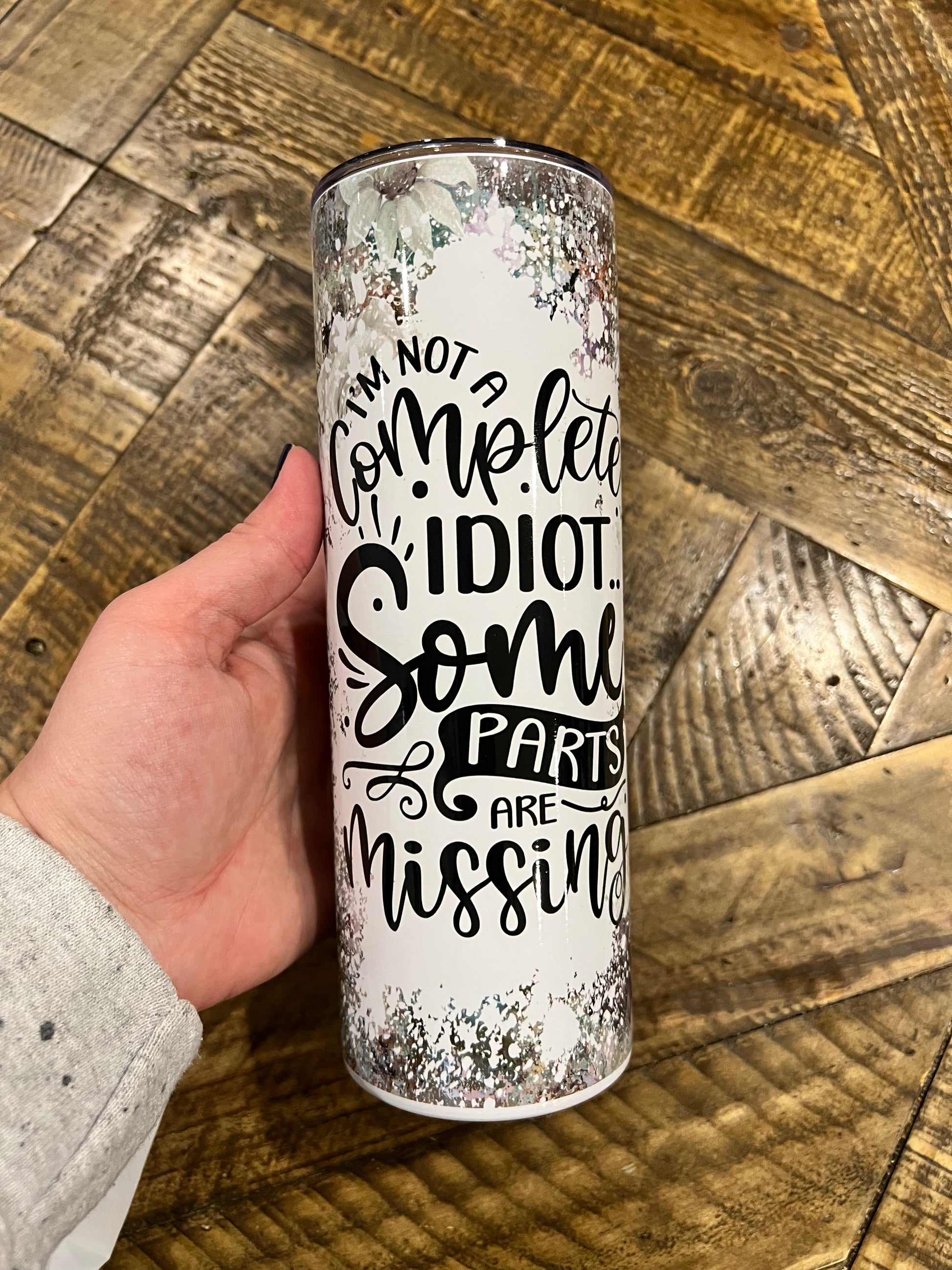 Ready to Ship! Not a Complete Idiot 20 oz Sublimation Insulated Tumbler - Ladybug Designs, DIY Lifestyle