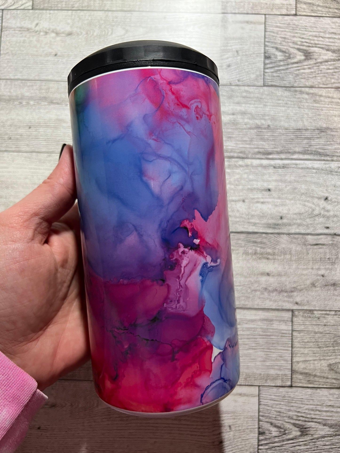 Ready to Ship! 4 in 1 Watercolor Sublimation Can Cooler - Ladybug Designs, DIY Lifestyle