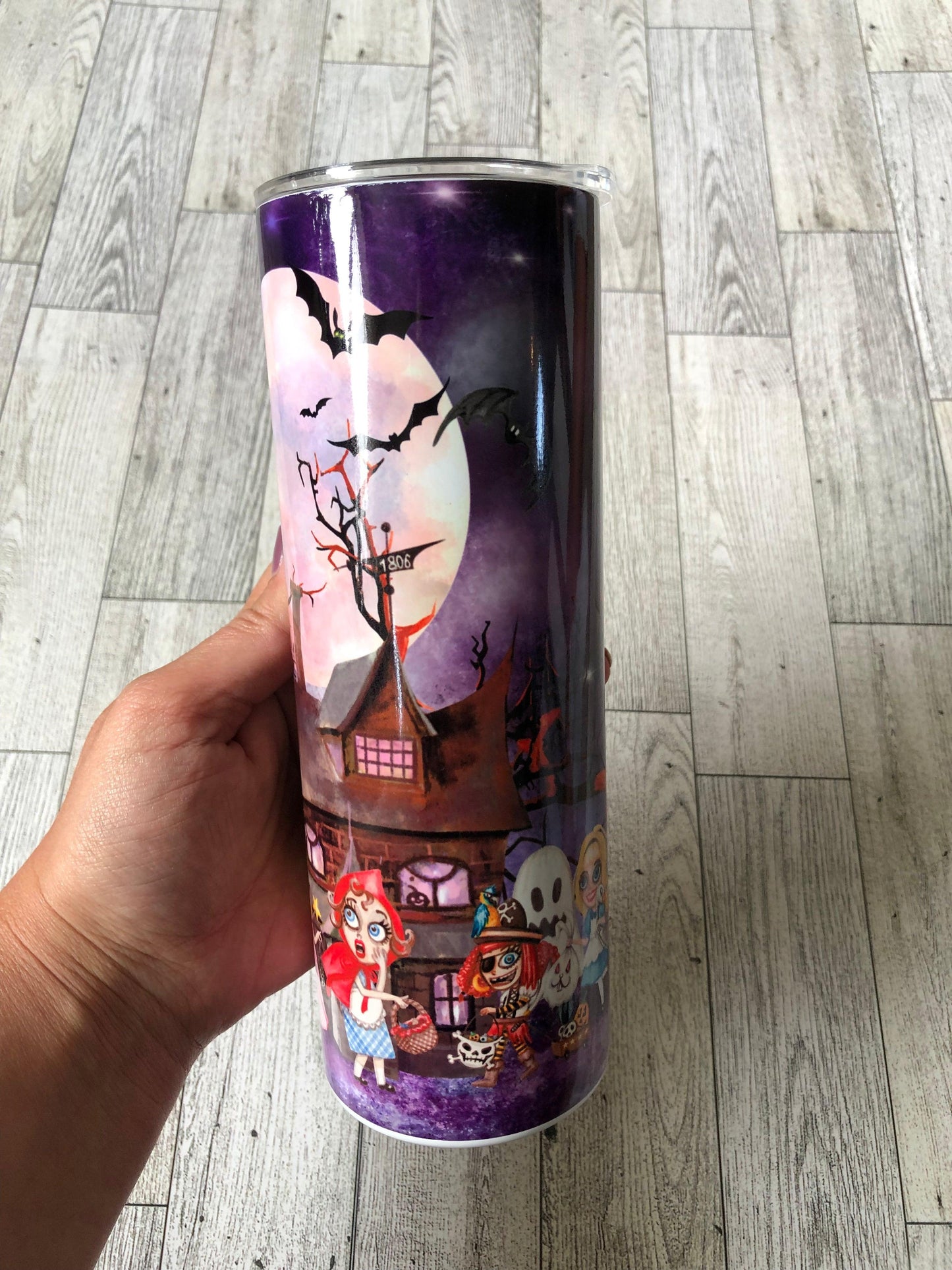 Ready to Ship! Trick-R-Treating 20 oz Insulated Sublimation Tumbler - Ladybug Designs, DIY Lifestyle