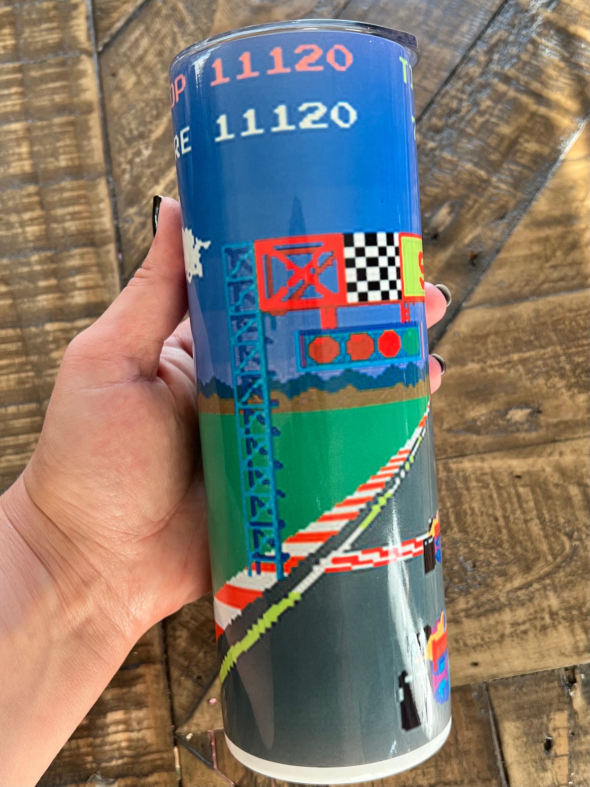 Ready to Ship! Vintage Car Game 20 oz Sublimation Insulated Matte Tumbler - Ladybug Designs, DIY Lifestyle