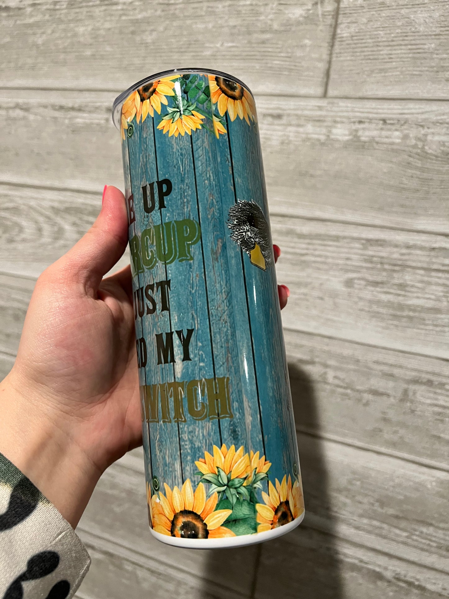 Buckle Up Buttercup 20 oz Sublimation Insulated Tumbler