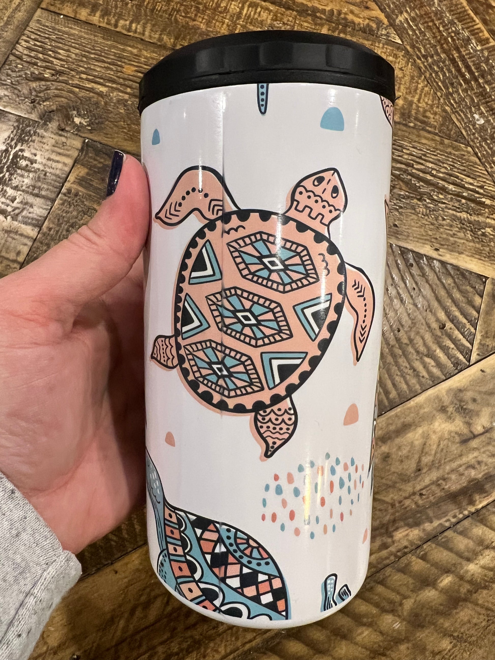 Ready to Ship! Turtles 4 in 1 Sublimation Can Cooler - Ladybug Designs, DIY Lifestyle