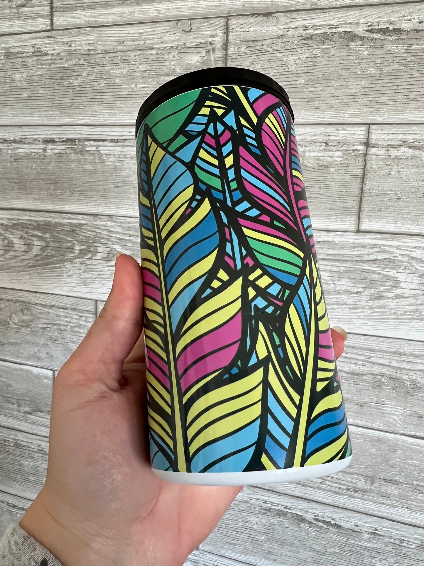 Rainbow Leaf 4 in 1 Sublimation Can Cooler