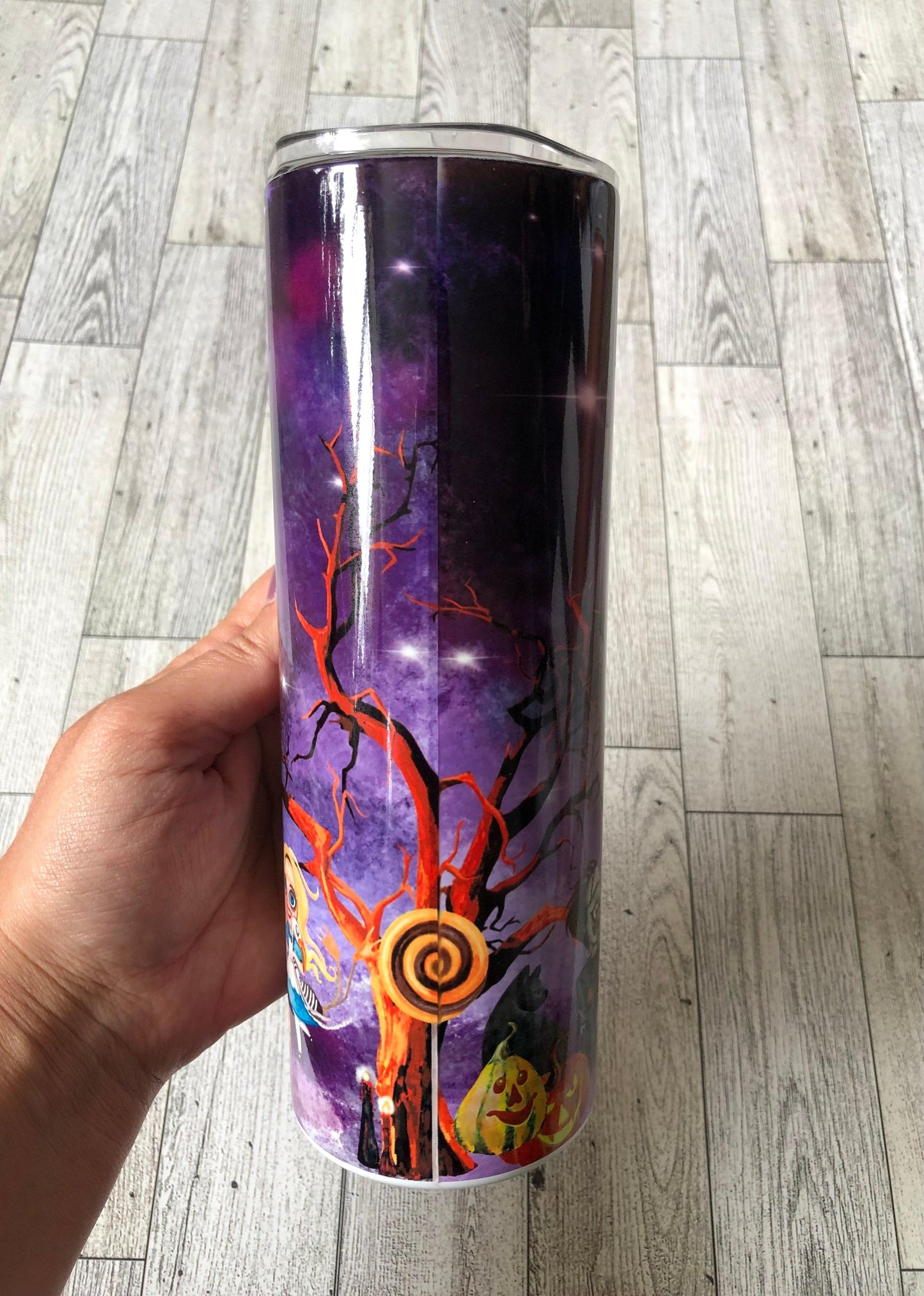 Ready to Ship! Trick-R-Treating 20 oz Insulated Sublimation Tumbler - Ladybug Designs, DIY Lifestyle