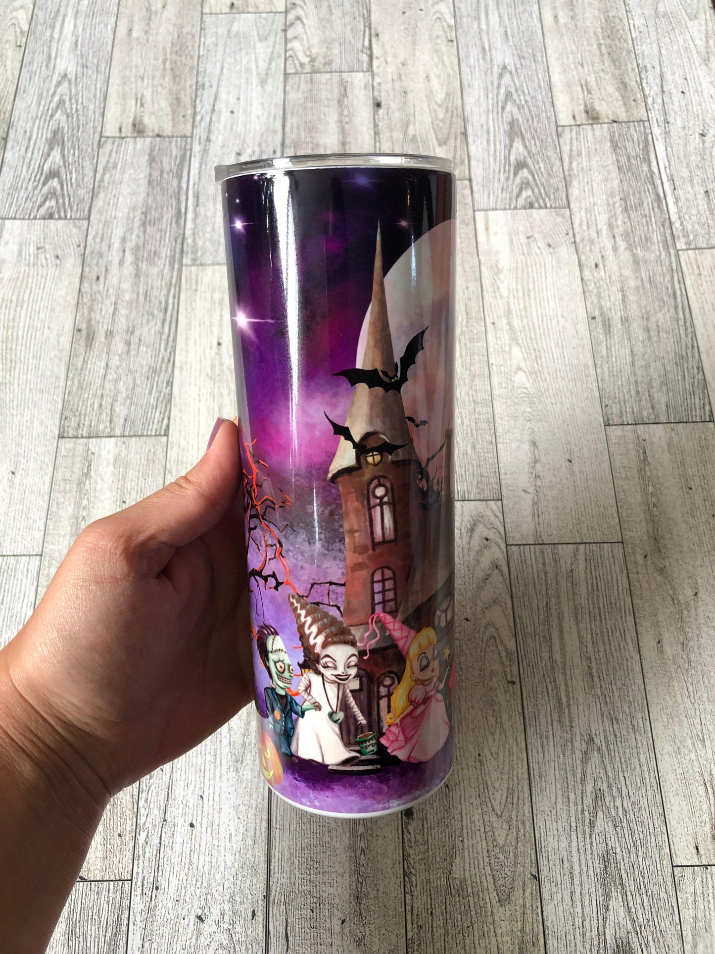 Ready to Ship! Trick-R-Treating 20 oz Insulated Sublimation Tumbler - Ladybug Designs, DIY Lifestyle