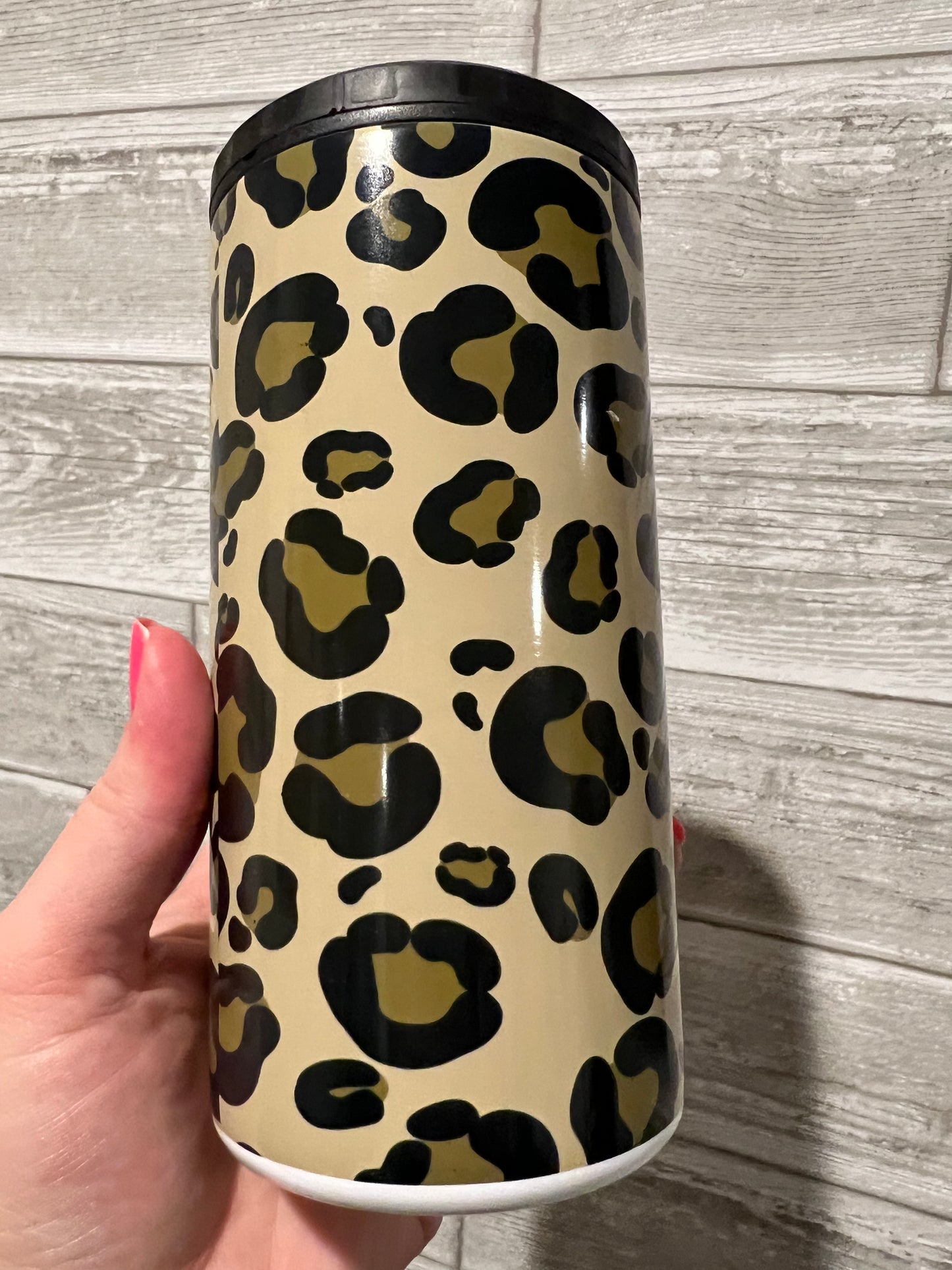 Leopard 4 in 1 Sublimation Can Cooler