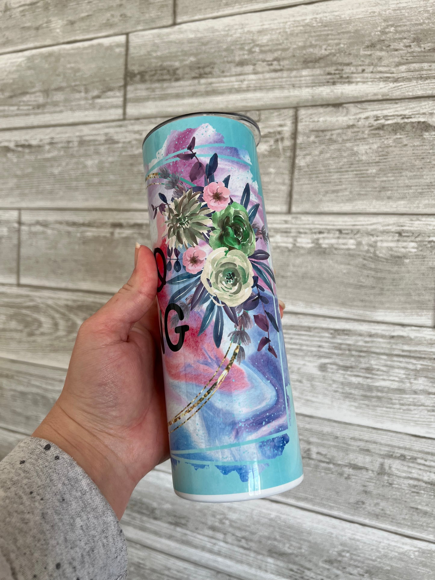 Hello Spring 20 oz Sublimation Insulated Tumbler