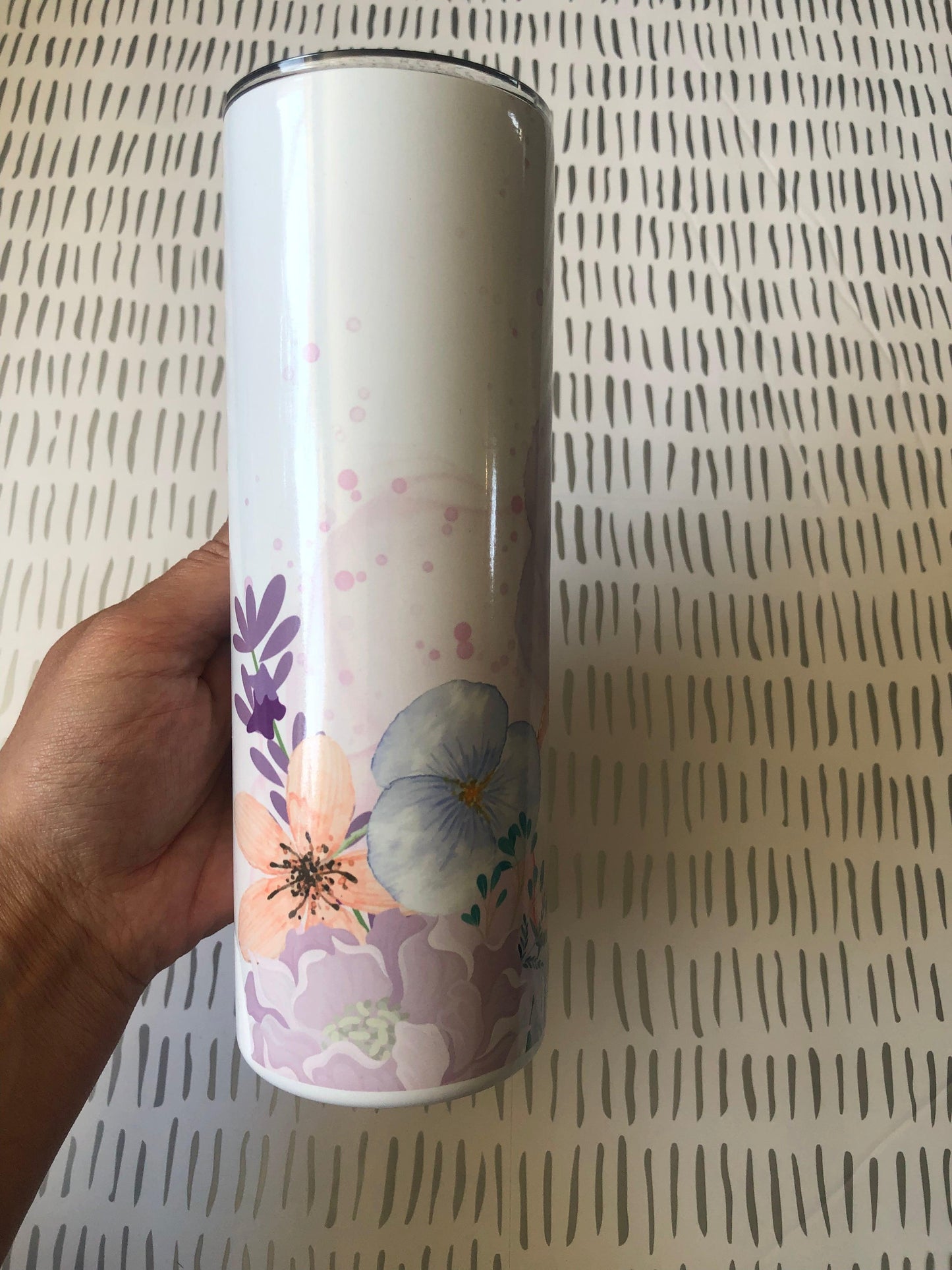 Ready to Ship! Floral Mama 20 oz Sublimation Insulated Tumbler - Ladybug Designs, DIY Lifestyle