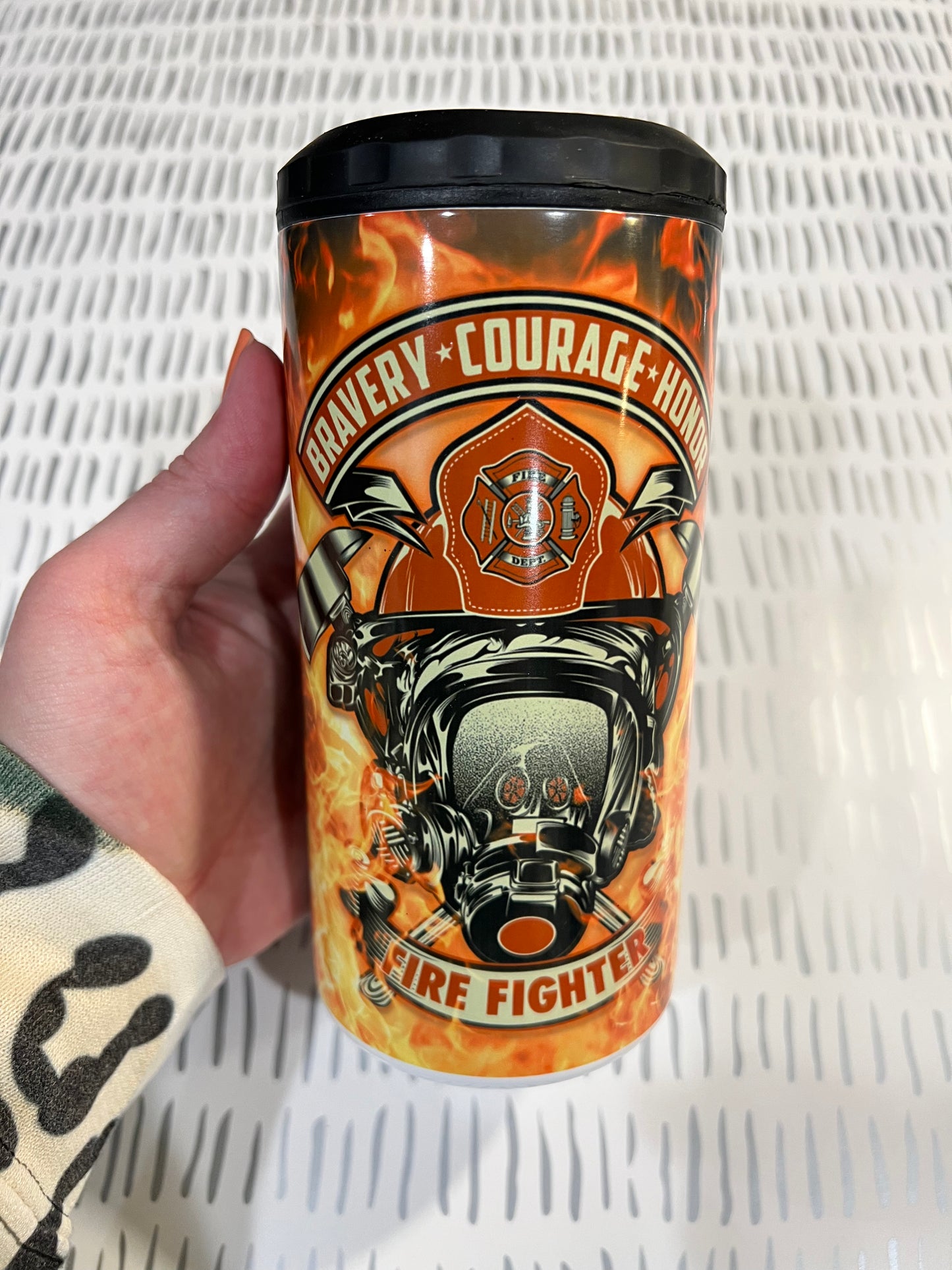 Ready to Ship! Firefighter 4 in 1 Sublimation Can Cooler - Ladybug Designs, DIY Lifestyle