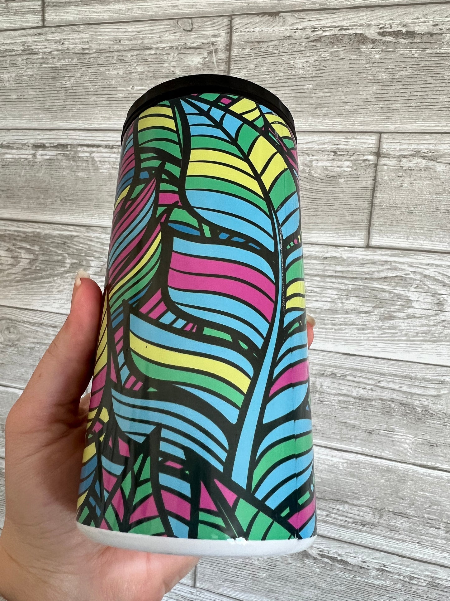 Rainbow Leaf 4 in 1 Sublimation Can Cooler