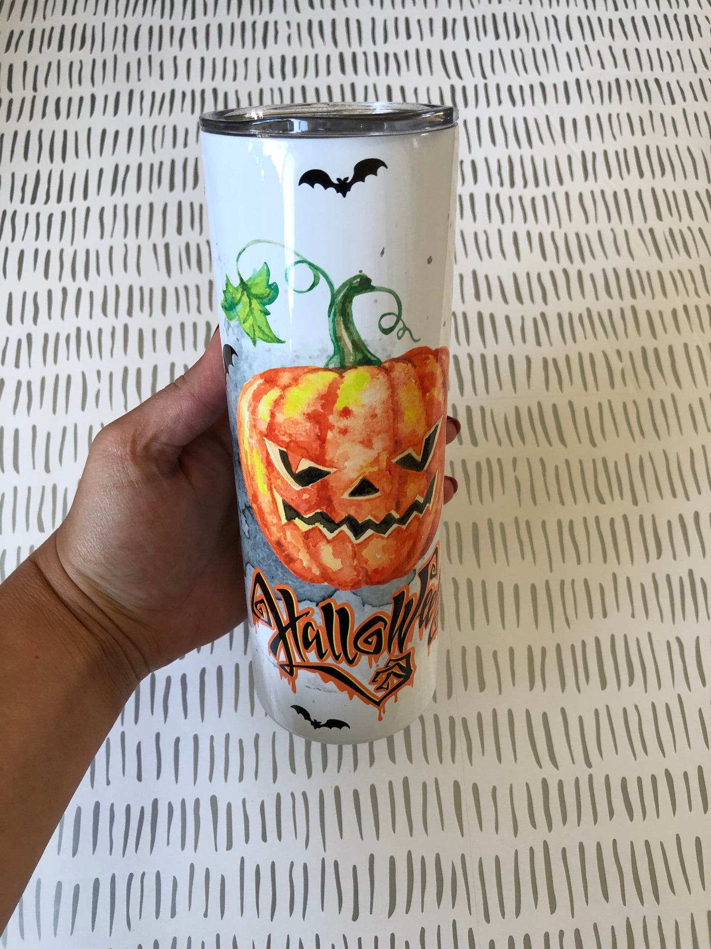 Ready to Ship! Happy Halloween 20 oz Sublimation Insulated Tumbler - Ladybug Designs, DIY Lifestyle